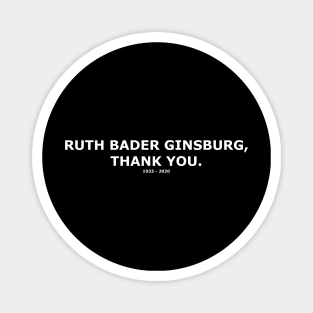 Ruth Bader Ginsburg RBG Magnet